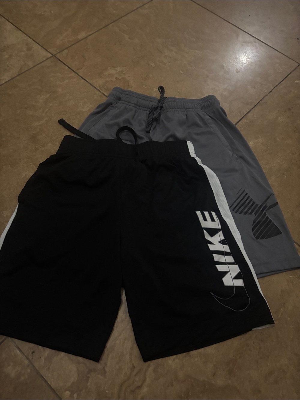 Nike Black and Gray Athletic Shorts Duo